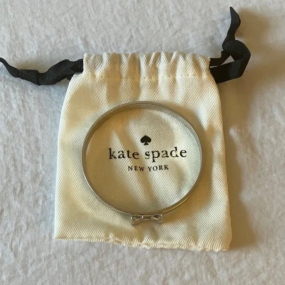 Kate Spade: Silver Tone Bow Bracelet- Marks - Picture 11 of 16